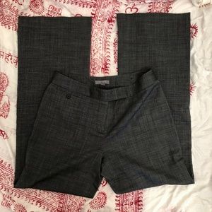 Ann Taylor straight leg dress pants gray 4P